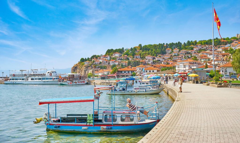 Ohrid Gölü - Ohrid - Kuzey Makedonya